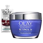 Olay Giftset Regenerist Day + Retinol 24 Night Face Cream, Free Face Roller, 100ml